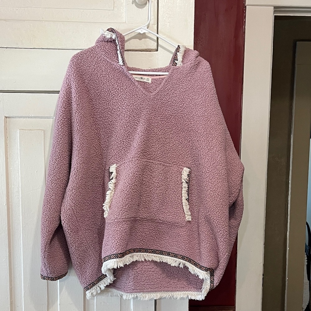 Natural Life Mauve Sherpa Jacket